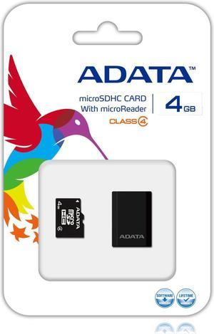 Adata AUSDH4GCL4-RM3BKBL 4 GB microSDHC