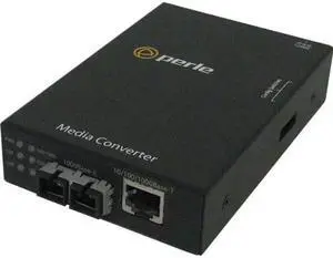 Perle S-1110-XT 10/100/1000 to Fiber Industrial Temperature Media Converter