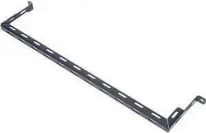 RackSolutions Horizontal Offset Cable Tie Bar (4in Offset) - Ideal for Rack-Mounted Cable Management