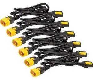 APC Power Cord Kit (6 ea), Locking, C13 to C14, 1.2m, North America