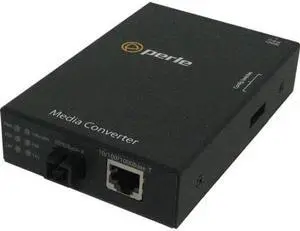 Perle S-1110-XT 10/100/1000 to Fiber Industrial Temperature Media Converter