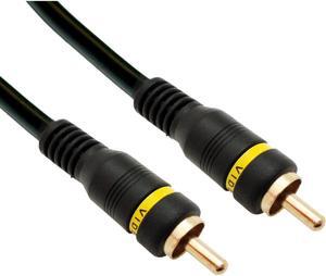 Cable Wholesale Composite Video Cable RCA Male / RCA Male High Quality 12 ft