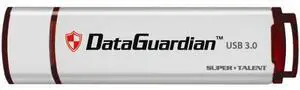 Super Talent 32 GB USB3.0 DataGuardian Flash Drive (ST3U32DGS-32GB) - Gray
