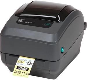 Zebra GK420t Direct Thermal/Thermal Transfer Printer - Monochrome - Desktop - Label Print