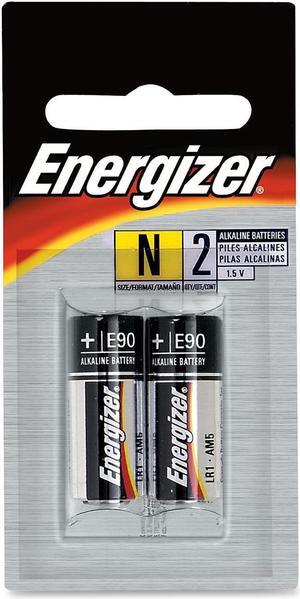ENERGIZER E90BP-2 Button Cell Battery,N-E90,1.5V,PK2