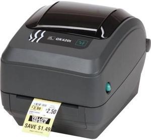 Zebra GK420t Thermal Transfer Label Printer, 203 dpi, US Cord, EPL, ZPLII, USB, Serial, Centronics Parallel, Government, TAA - GK42-102510-00GA