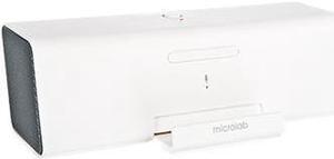 Md212 Wireless Portable Stereo Speaker For Tablet, Smartphone And Notebook (White)