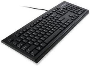 Keyboard for Life Slim Spill-Safe Keyboard, 104 Keys, Black 64370