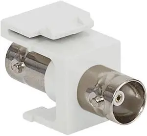 ICC IC107BNCWH MODULE, BNC, 75 OHM, NICKEL PLATED, WH