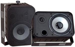 Pyle PylePro PDWR50B 250 W RMS - 500 W PMPO Indoor/Outdoor Speaker - 2-way - 2 Pack - Black