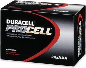 DURACELL Procell PC2400 1.5V AAA Alkaline Battery, 24-box