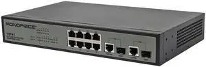 Monoprice 10741 8FE+2 Combo-Port Gigabit Ethernet SNMP Switch