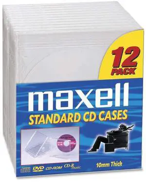 Maxell CD/DVD Jewel Cases CD-360