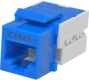 Cable Wholesale CAT6A Keystone Insert Jack - Blue
