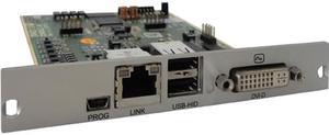 MODULAR KVM EXTENDER RECEIVER INTERFACE CARD - SINGLE-HEAD, SINGLE-LINK DVI-D, (
