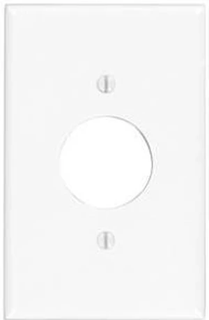 Leviton 80504-I Ivory Midway Single Gang 1.406" Single Receptacle Wall Plate Leviton 80504-I Ivory Midway Single Gang 1.406" Single Receptacle Wall Plate
