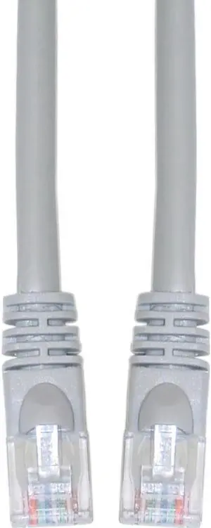 Cable Wholesale Cat 5E Gray Ethernet Crossover Cable, Snagless / Molded Boot, 7 Foot