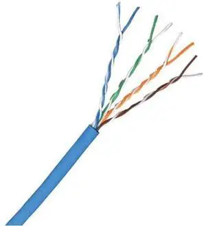 Comprehensive Cat 6 550 MHz Plenum UTP Solid Blue Bulk Cable 1000ft