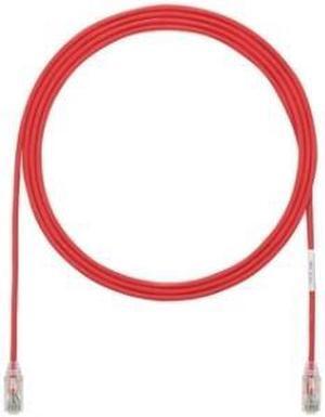 Panduit UTP28SP7RD 7 ft. Cat 6 Red Cable EA CU PC 28 AWG UTP