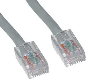 Cable Wholesale Cat5e Ethernet Patch Cable Bootless 10 foot - Gray