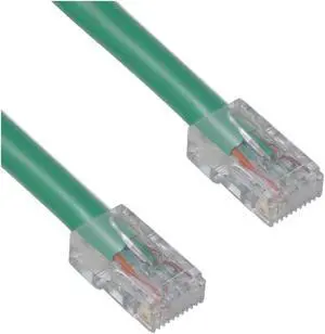 Cat6 Ethernet Patch Cable Bootless 3 foot - Green