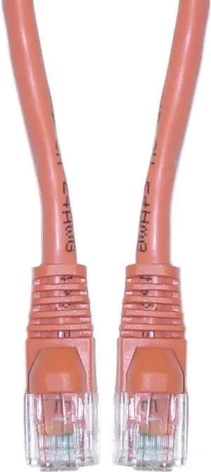 CableWholesale 10X8-031HD Cat6 Orange Ethernet Patch Cable, Snagless Molded Boot, 100 foot
