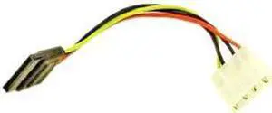 Micro Connectors Serial ATA Power Adapter Cable
