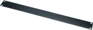 Middle Atlantic Products EB1 Blank Panel, 1 Rack Unit Steel, Flanged