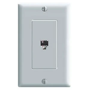 Leviton 1 Port Phone Faceplate Leviton 1 Port Phone Faceplate