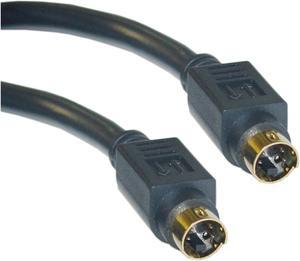 Cable Wholesale MiniDin4 (S Video) Male / MiniDin4 (S-Video) Male Gold-plated connector - 6 ft