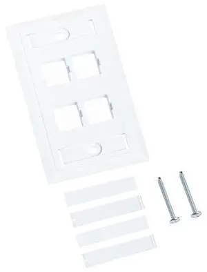 Systimax 2 Socket Faceplate