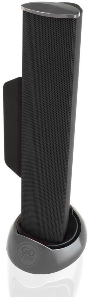 GOgroove SonaVERSE USB 3796908 Laptop Speaker Soundbar 2.0 with Clip-On Portable Design (Black) - Works with Acer, Apple, ASUS, Dell, HP, Samsung and More Computers