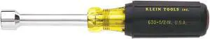 KLEIN TOOLS 630-7/16 Nut Driver,7/16",Hollow,3"