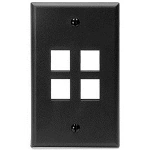 Leviton 4 Port Wallplate Leviton 4 Port Wallplate