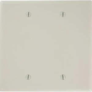 Leviton 80525-T Light Almond Midway Two Gang Blank Wall Plate Leviton 80525-T Light Almond Midway Two Gang Blank Wall Plate
