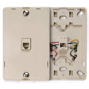 Leviton 1 Port Phone Faceplate Leviton 1 Port Phone Faceplate
