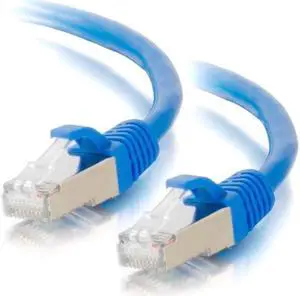 C2G 14FT CAT6  SNAGLESS SHIELDED (STP) NETWORK PATCH CABLE - BLUE