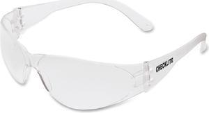 Mcr Safety Checklite Scratch-Resistant Safety Glasses, Clear Lens CL110