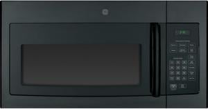 GE JVM3160DFBB 1.6 Cu. Ft. 1000W Black Over-the-Range Microwave