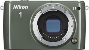 Nikon 1 S1 10.1 Megapixel Mirrorless Camera Body Only - Green