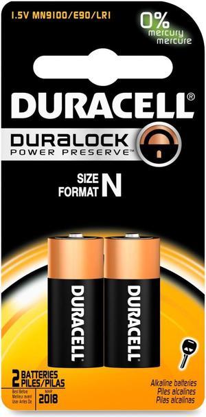 Duracell MN9100 (E90/LR1) 1.5V Size N Alkaline Camera Battery, 2-pack