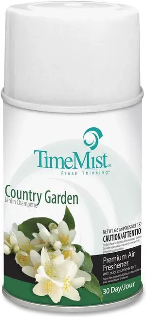 TimeMist Metered Air Freshener Refill Country Garden 6.6oz Aerosol Spray 1042786