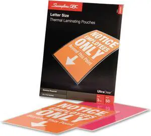 GBC HeatSeal UltraClear Thermal Laminating Pouch