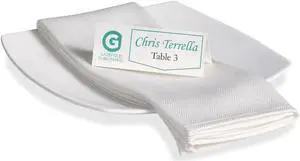 Avery 5011 Small Textured Tent Cards, White, 1 7/16 x 3 3/4, 6 Cards/Sheet, 150/Box
