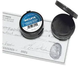 Baumgartens Adhesive Fingerprint Ink Pad Baumgartens Adhesive Fingerprint Ink Pad