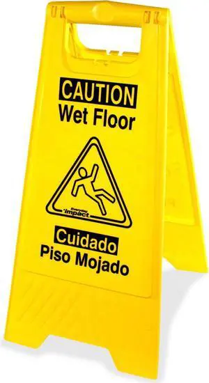Genuine Joe Universal Graphic Wet Floor Sign