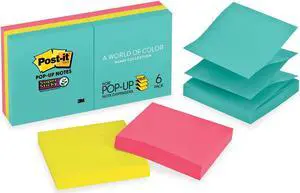 Post-it Miami Coll. Super Sticky Pop-up Notes