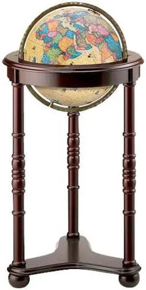Replogle Globes Lancaster Illuminated Antique World Globe