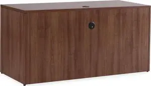 Lorell Credenza 66"x24"x29-1/2" Walnut 69970