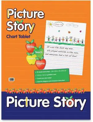 Pacon Ruled Picture Story Chart Tablet